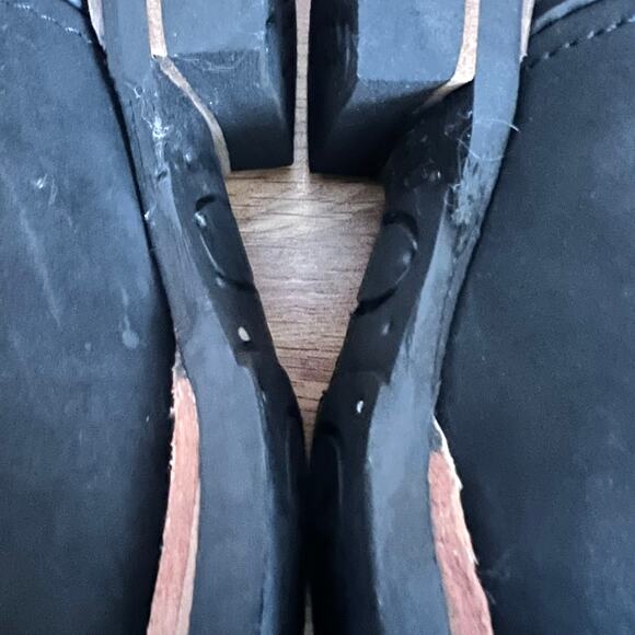 La Sierra Leather Square Toe Embroidered Western Boots Size 8 - Picture 12 of 14